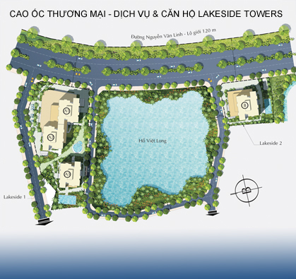 Lakeside Towers: Khu căn hộ cao cấp ven bờ hồ Việt Long